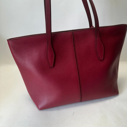 ANQ Shopping Zip Media - Burgundy