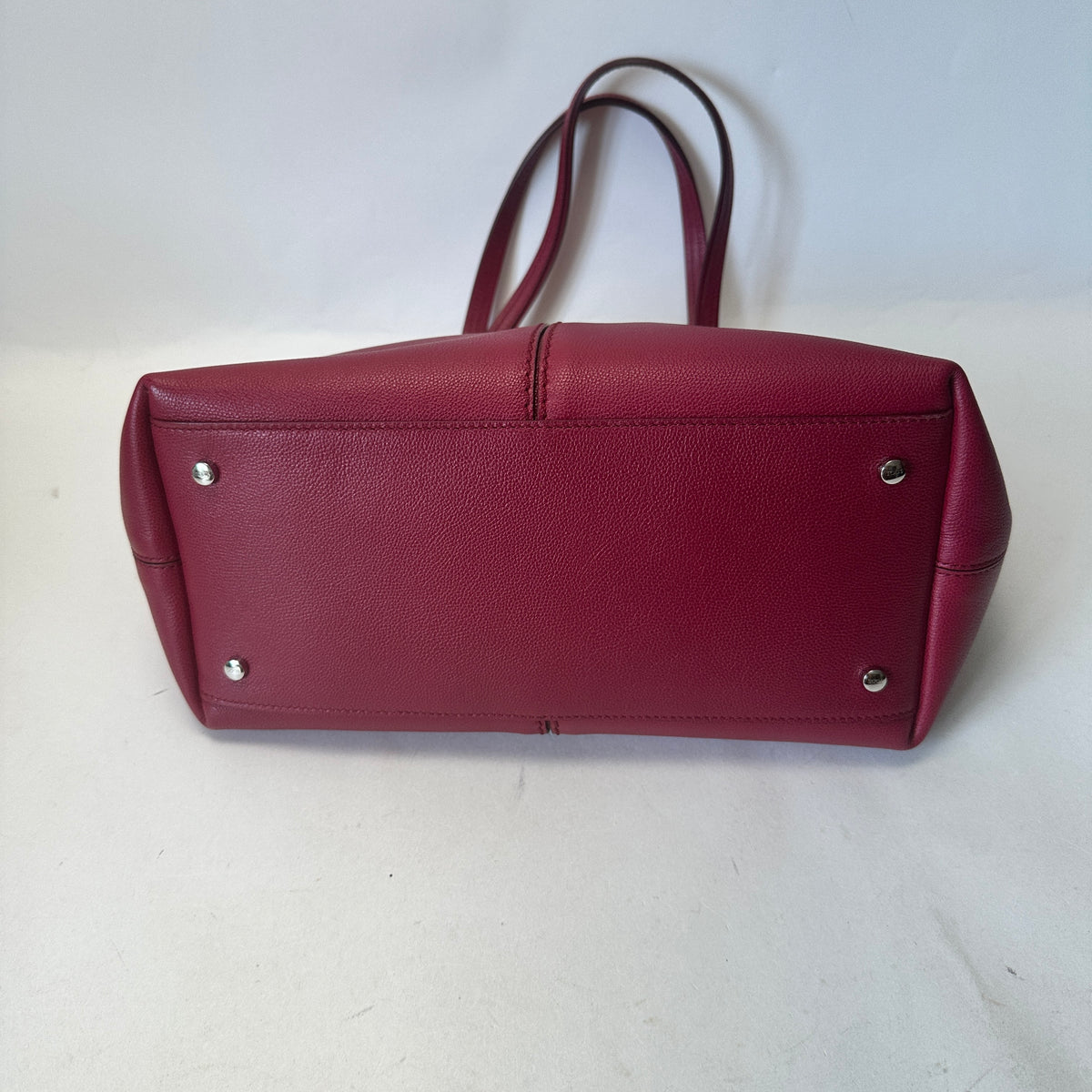 ANQ Shopping Zip Media - Burgundy