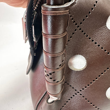 AOZ Bauletto Forature - Dark Brown