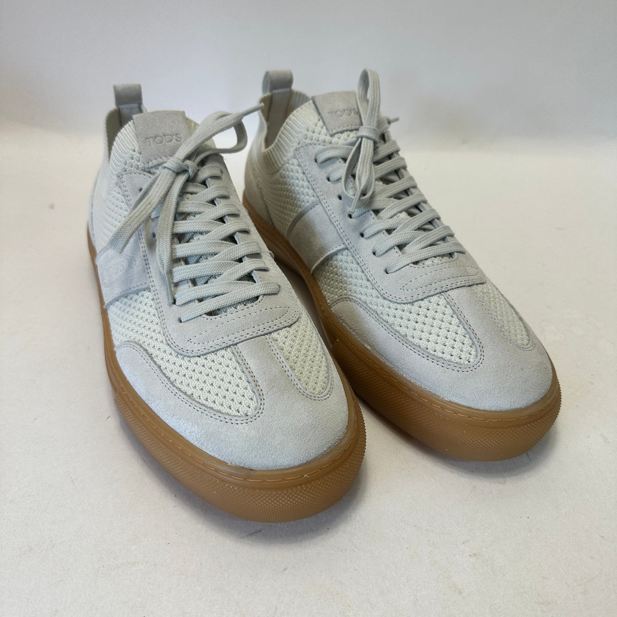 Knitwear Suede Sneakers - White - EU 42.5