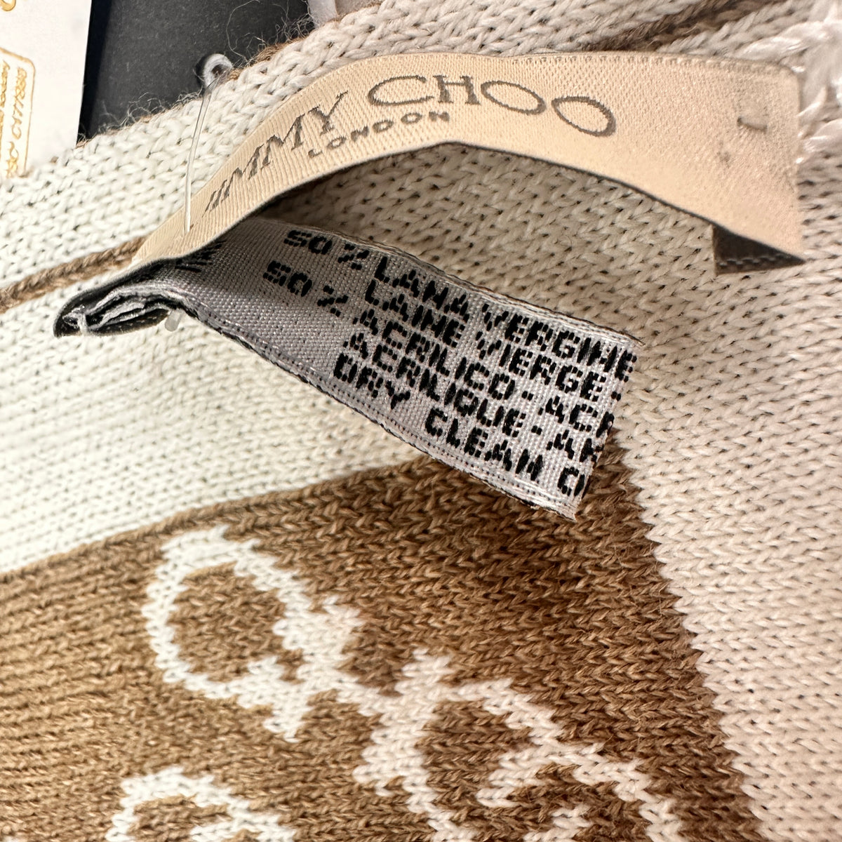 Reversible Scarf - Brown - Beige