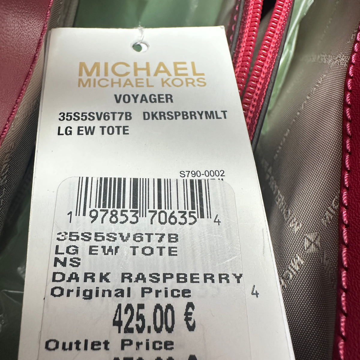 Voyager Large Tote - Dark Raspberry