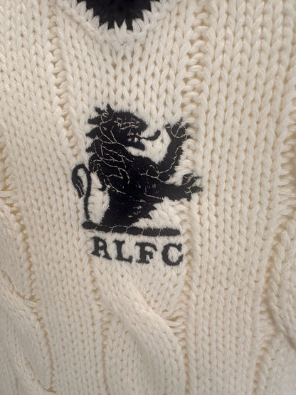 Sweater Vest - Lion Crest White - M