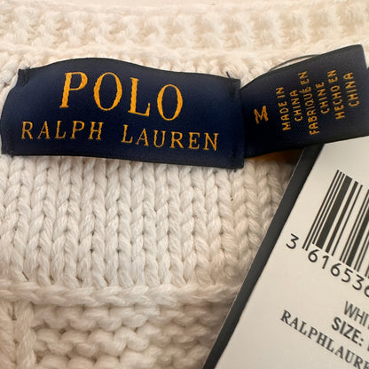 Sweater Vest - Lion Crest White - M
