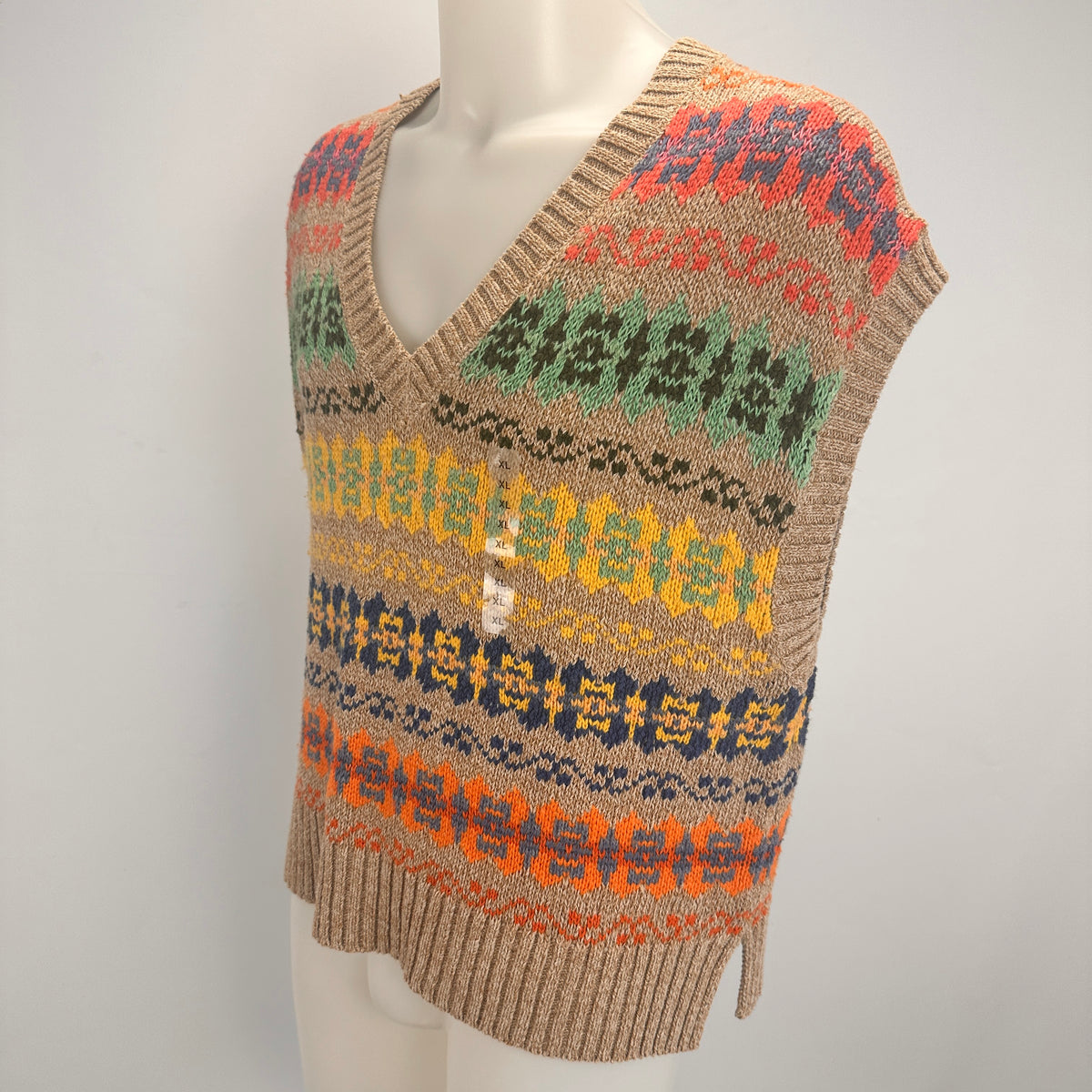 Sweater Vest - Multicolor - XL