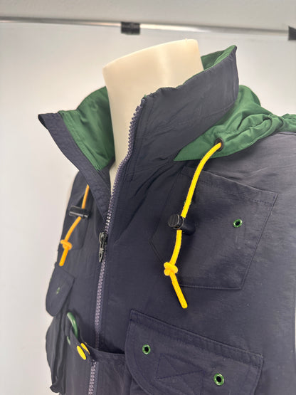 Sleeveless Utility Vest - Color Block - M