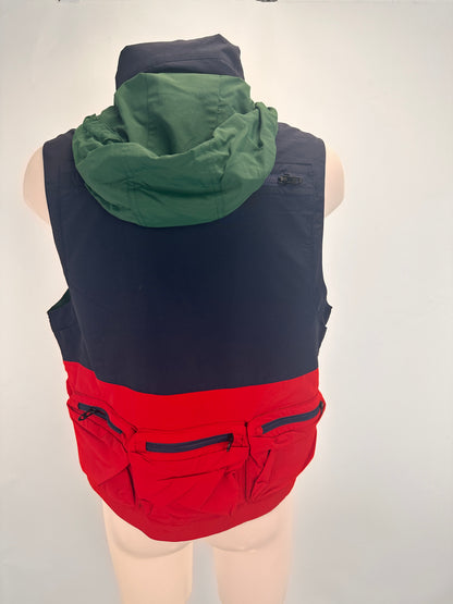 Sleeveless Utility Vest - Color Block - M