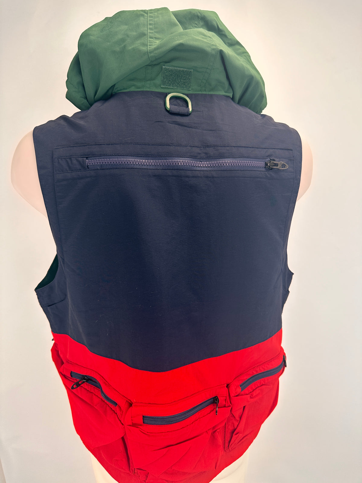 Sleeveless Utility Vest - Color Block - M